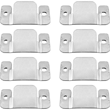 Lot de 8 clips de connecteur de canapé en métal robuste, connecteurs emboîtables (1/4)