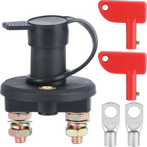 Jeffergarden Isolateur de batterie, coupe-circuit, 300 A, vis M10 pour voiture, camion, bateau, quad, pièces intérieures-DOU