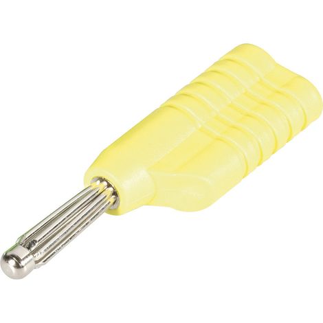 Schnepp S 4041 S Büschelstecker Stecker, gerade Stift-Ø: 4 mm Gelb 1 St.