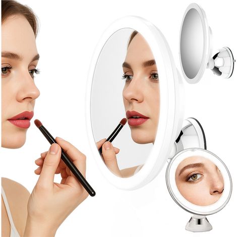 Specchio ingranditore a LED per il trucco - FMM2