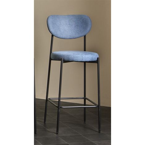 Tabouret de bar bleu Maui 45 x 47 x 110 cm (1/3)