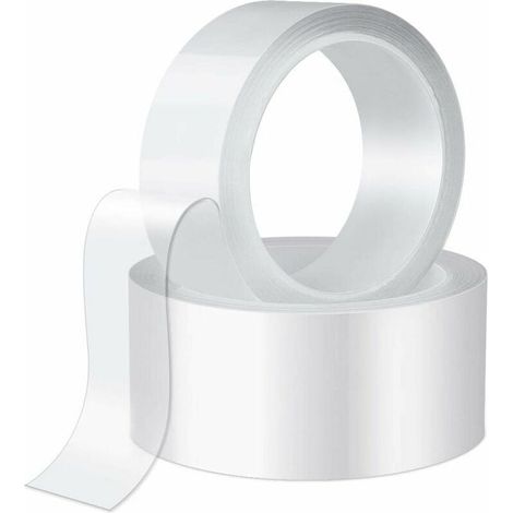Bathroom Sealing Strip, Mold Resistant Tape, Tape-Safe Trimming, Caulking, Finishing, Kitchen, Bathroom, Bathtub, Transparent (3 cm x 5 m, 5 cm x 5 m) - MUMU (1/4)