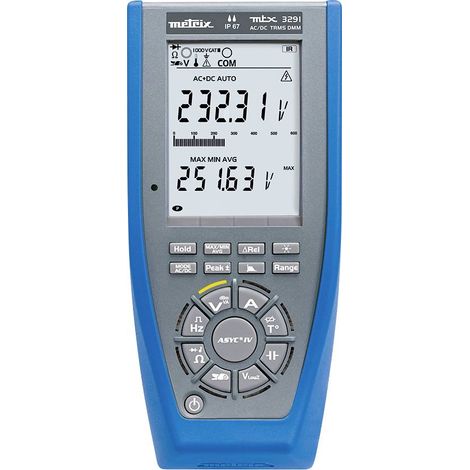 Multimètre 3291 Metrix Portable, 1000V c.a. 20A c.a. ( Prix pour 1 ) (1/5)