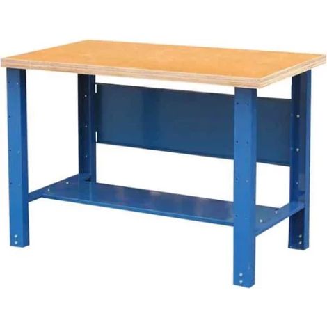 Etabli de mécanicien plateau bois 1,5 mètres (1/3)