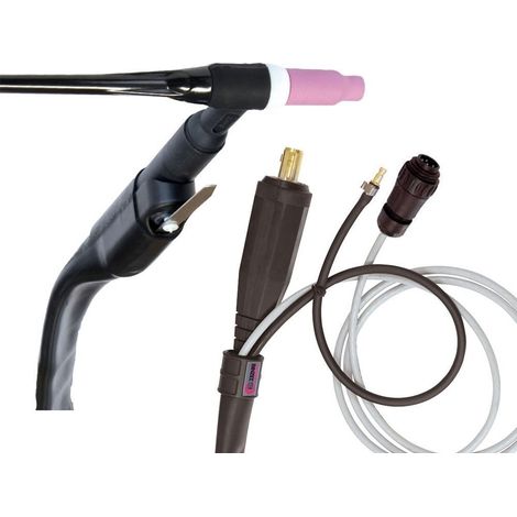 GYS 073753 ANTORCHA TIG SR26 L - AIRE - 4m - CONNECT. 35/50 + AMPH. 7pts