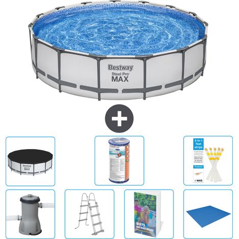 Bestway Steel Pro MAX Rund - 457x122 cm - 8-teilig S594 (1/4)