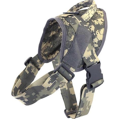 Harnais pour chiens de taille moyenne à grande, gilet de dressage pour chiens de travail avec poignée - S-ACU (1/5)