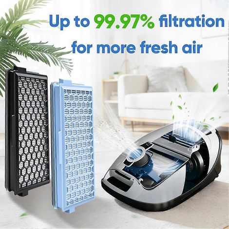 Set mit 4 C3-Filtern für Miele Compact C1 und C2, Complete C2 und C3, S8340 Staubsauger, Active Air Clean 50 Filter für Miele S4000 (1/5)
