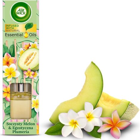 010646 Air Wick Duftstäbchen Saftige Melone und Exotische Frangipani 40ml.