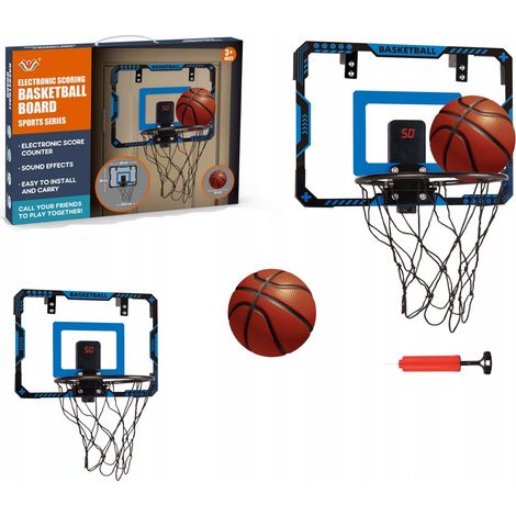 Canestro da basket con contatore per tabellone a muro per bambini, portatile (1/2)