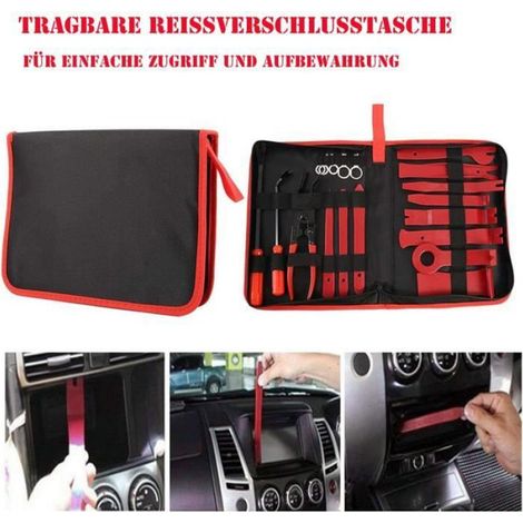 Kit Outils de Démontage Voiture - Universel - 19 Pièces - Nylon Résistant - Ergonomique - Multifonctionnel (1/4)