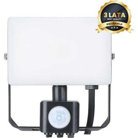 Projecteur LED - 20 W - 2000 lm - 5000 K - Détecteur De Mouvement Et De Crépuscule - Pour Extérieur - 1 Pièce (1/5)