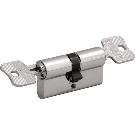 Cylindre double 1463 40/60mm NuG les deux nombre de clés 3 WILKA