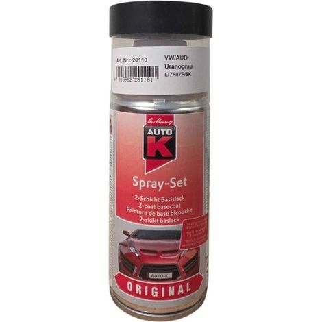 Bombe de peinture pour carrosserie - Volkswagen/Audi - LI7F/L7F/5K Uranograu - 150 ml - Auto K