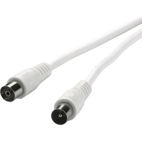 Vivanco VVAN90DB50MFW cavo coassiale 5 m Bianco
