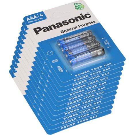 Panasonic AAA Genereal Purpose 1,5V Batterie 48 Stück (1/5)