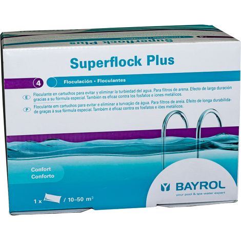 Floculante en Cartuchos Superflock Plus Bayrol