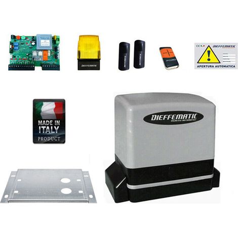 Kit Automazione Cancello Scorrevole 900 Kg 230v Automatismo Apricancello Motore