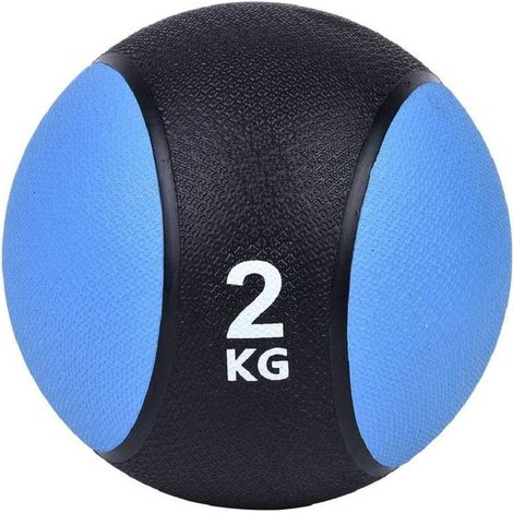 Trade Shop - 2 kg schwerer Medizinball für Sport-Fitnesstraining und körperliche Übungen - (1/5)