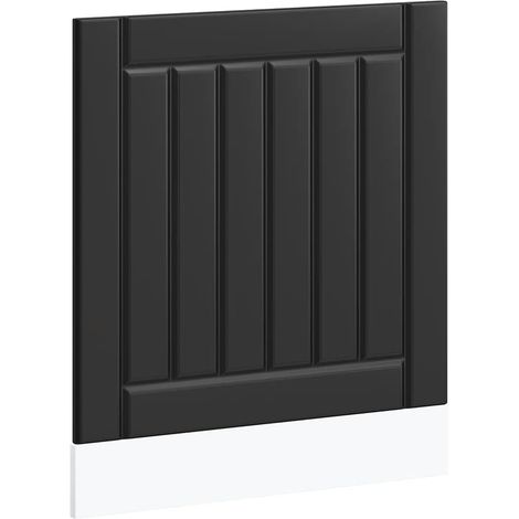 Panneau de lave-vaisselle Lucca noir bois d'ingénierie CFW20536 (1/5)