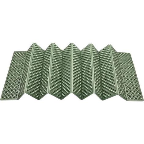 Schaumstoff-Campingmatratze – Faltbare Schlafmatte – Entspannung im Freien – Eierkarton-Design – 180 x 60 cm – Grün