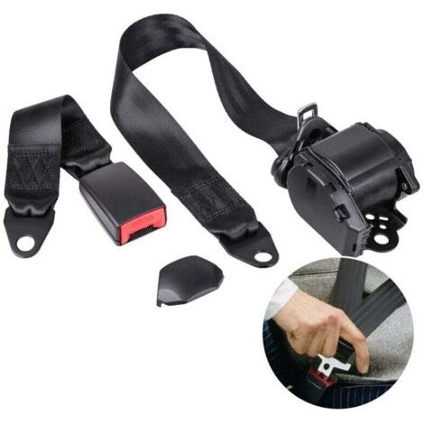 Harnais de sécurité réglable 3 points – Sangle polyester – Conception à dégagement facile – Compatible véhicules utilitaires (1/4)