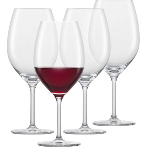 Verres à vin rouge Bordeaux For You lot de 4, verres à bordeaux intemporels pour le vin, verres en cristal résistant au lave-vaisselle, fabriqués en Allemagne art. n° 121869 (1/5)
