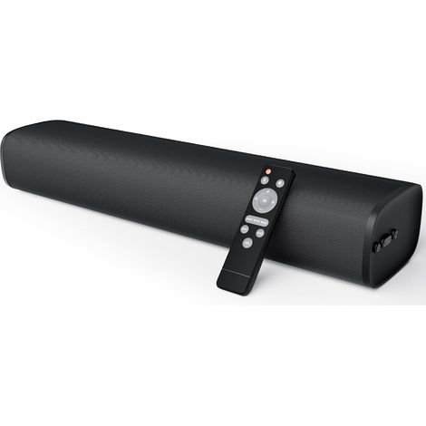 Barre de Son pour TV, Bluetooth 5.3 56W Soundbar, 17'' Small Haut-Parleur de Téléviseur avec Q-Modes, Arc/Opt/AUX connexions, Barres de Son Home Cinéma pour PC/Jeux vidéo/projecteurs (1/5)