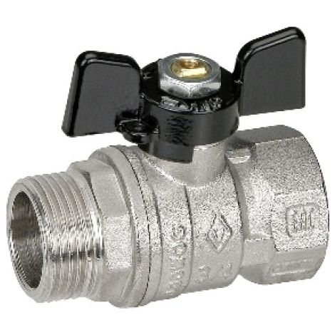 VALVOLA A SFERA MF CON FARFALLA 1/2&quot DN 15