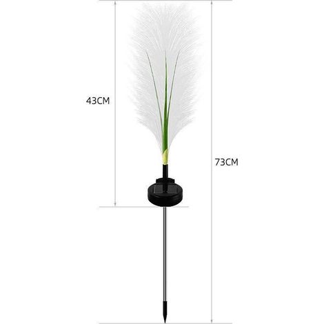 Solarleuchten für den Garten im Freien, 1 Stück Solar-Gartenlampe für den Außenbereich, warmweiß, wasserdichte Solarlampe für den Garten im Freien