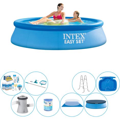 Intex Easy Set Piscine - 244 x 76 cm - Paquet Complet - OFFRIR (1/5)