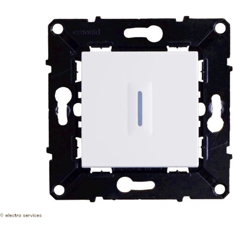 Va-et-vient Témoin Sans Neutre 10A Arnould Evolution Blanc Finition: Blanc