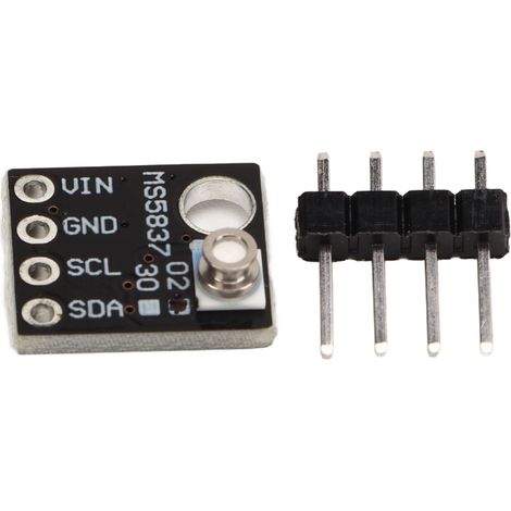 Capteur de pression gaz-liquide GY MS5837, résolution 0,2 mbar, 24 bits, Module de Conversion rapide de 300 à 1200 mbar (1/5)