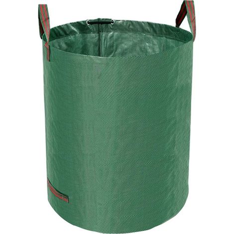 Sac à déchets de jardin de 272 litres en polypropylène (PP) résistant et imperméable - Sac à feuilles autoportant et pliable (1/5)