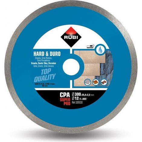 DISCO DIAMANTE CPA 300 SUPERPRO - RUBI