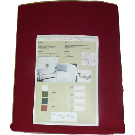 Comptoir du Linge Polo1pl Poltrona Gettare espande in due direzioni rosse