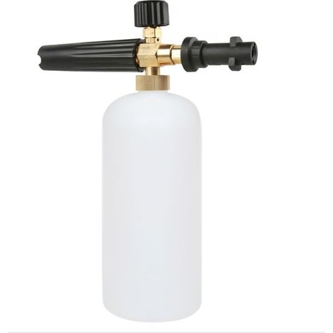 Réglable Distributeur de Savon Canon à mousse Lance Mousse Neige Compatible pour Kärcher K série K2/K3/K4/K5/K6/K7 Haute Pression Nettoyage Voiture Laveuse (1/5)