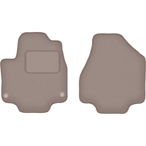 Alfombrillas delanteras para Chrysler Pacifica II h铆brido (2017-), color beige. (1/5)
