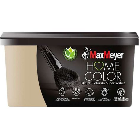 Pittura superlavabile MaxMeyer home color dune lt.2,50 (1/2)