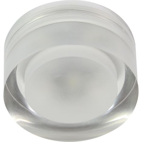 Spot encastré plafond verre clair LED 3W Candellux