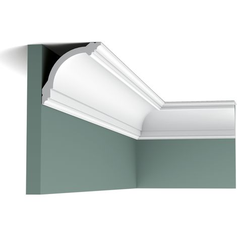 Corniche classique au design linéaire CB512N - L200 x H9,5 x L10 cm - ORAC DECOR (1/4)