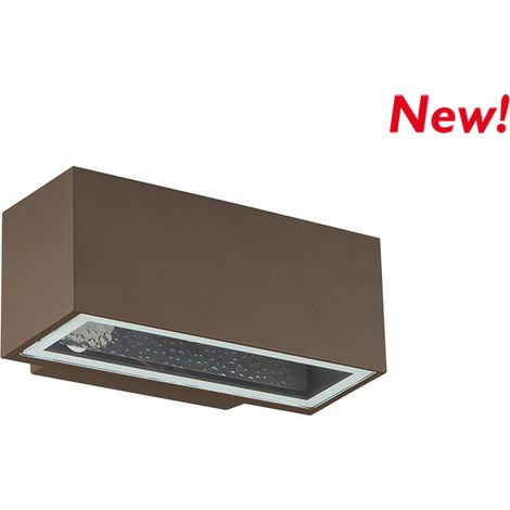 Applique da parete Palladio Corten IP54 1 x E27 Novaline