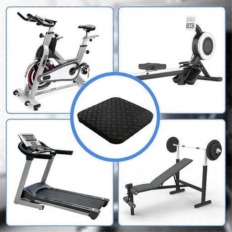 Set mit 8 Silikon-Laufbandpads für Laufmatten zur Geräuschreduzierung beim Training. (1/5)