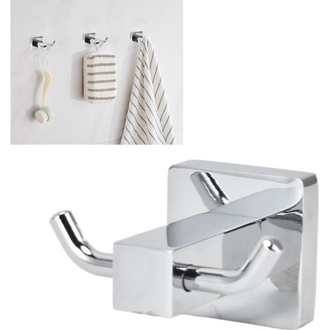 Spécifications du fournisseur de crochets porte-serviettes, accessoires de salle de bain et patères : 635282 crochets porte-manteaux doubles (1/5)
