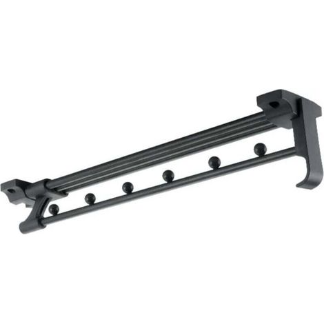 Cintre extensible, un cintre télescopique peu encombrant adapté aux placards et aux espaces de rangement (taille : 35 cm). (1/4)