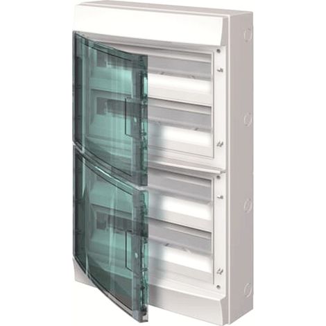 ABB – Tableau mural gris 72 modules – Degré de protection IP65 – Montage mural – Boîtier thermoplastique – Largeur 430 mm (1/2)