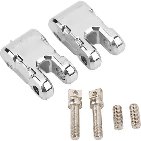 2x Seilwindenhaken aus Aluminiumlegierung für 1/10 RC-Cars, silberne Ersatzteile (1/5)