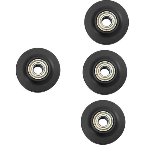 à poulie pour portail suspendu lot de 4 roue épaisse (1/5)