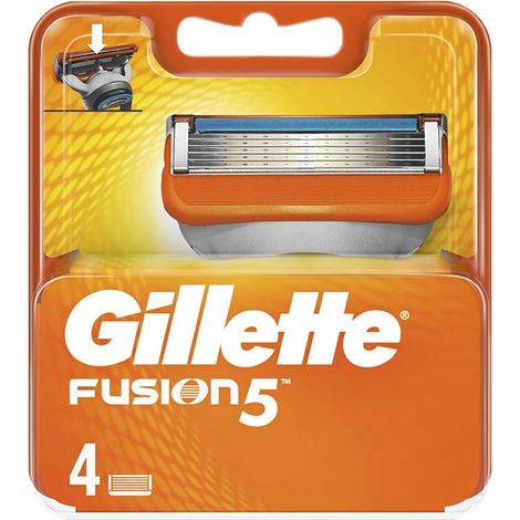 Cartuchos de cuchillas de afeitar Gillette Fusion 5 - 4 unidades