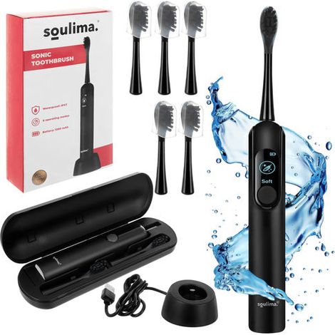 Sonic Electric Toothbrush, 90,000 RPM, 6 Heads